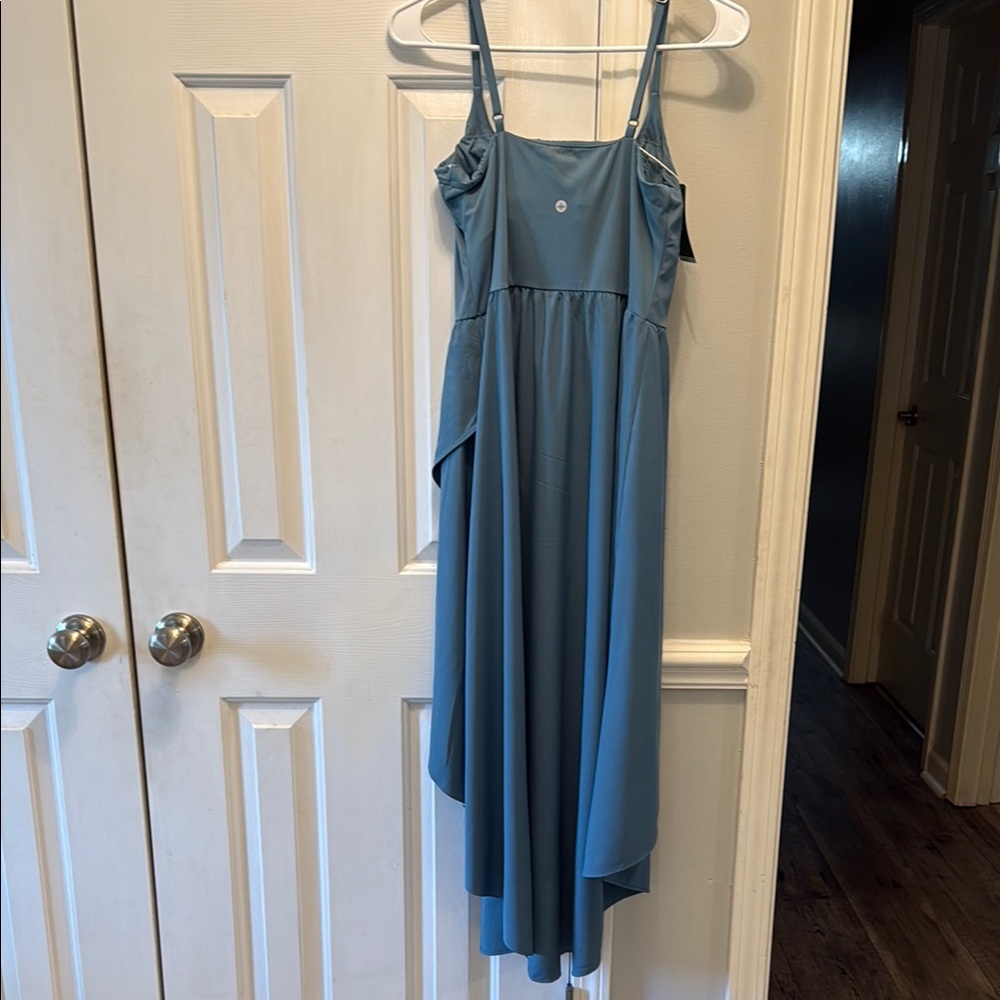 HALARA Sky Blue High Low Dress - Picture 4 of 4